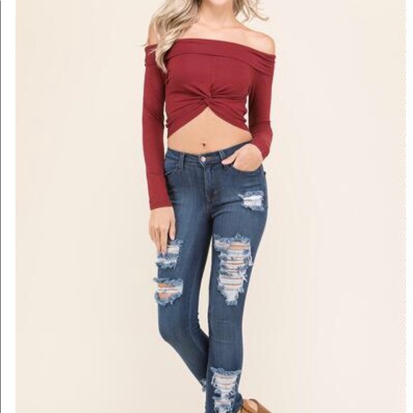 Tops - Renae Long sleeves crop top